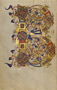 Inhabited Initial B by Unbekannt Unbekannt
